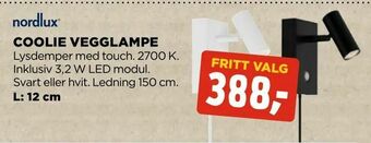 jem & fix Coolie vegglampe tilbud