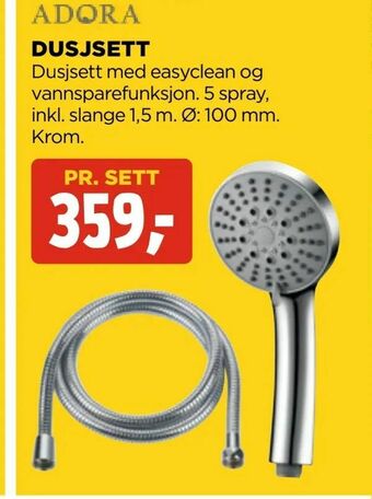 jem & fix Dusjsett tilbud