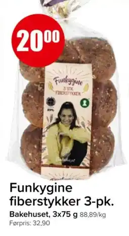 Spar Funkygine fiberstykker 3-pk. tilbud