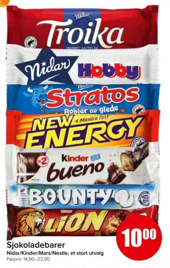 Spar Sjokoladebarer tilbud
