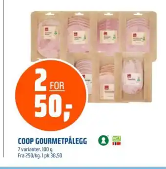 Coop Obs COOP Gourmetpålegg tilbud