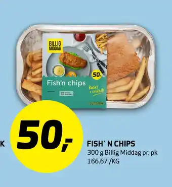 Bunnpris FISH' N CHIPS tilbud