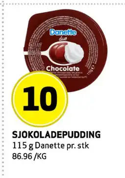 Bunnpris SJOKOLADEPUDDING tilbud