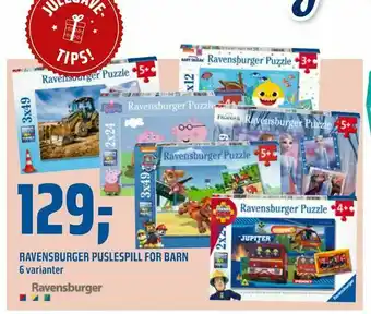 Coop Obs Ravensburger puslespill for barn tilbud