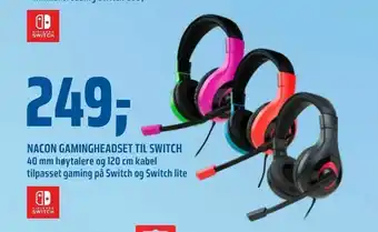 Coop Obs Nacon gamingheadset til switch tilbud