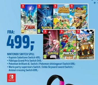 Coop Obs Nintendo switch spill tilbud