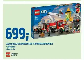 Coop Obs Lego 60282 brannvesenets kommandoenhet tilbud