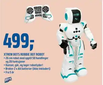 Coop Obs Xtrem bots robbie bot robot tilbud