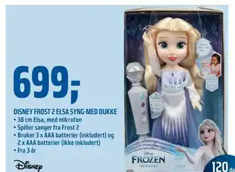 Coop Obs Disney frost 2 elsa syng-med dukke tilbud