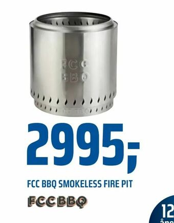 Coop Obs Fcc bbq smokeless fire pit tilbud