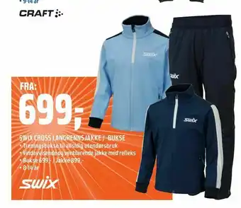 Coop Obs Swix cross langrennsjakke / -bukse tilbud