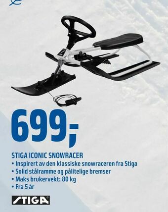 Coop Obs Stiga iconic snowracer tilbud