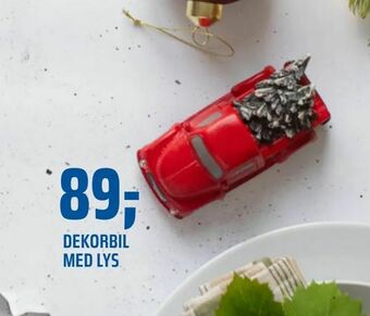 Coop Obs Dekorbil med lys tilbud