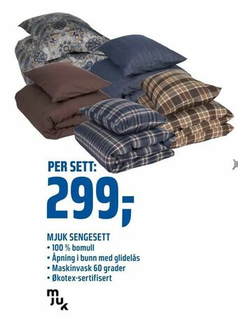 Coop Obs Mjuk sengesett tilbud