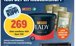 Coop Obs JOTUN Lady Essence 07/silkematt Interiørmaling tilbud