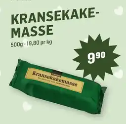 Holdbart KRANSEKAKEMASSE tilbud