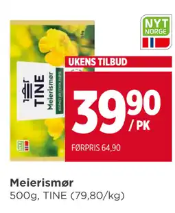 Meny Meierismør tilbud