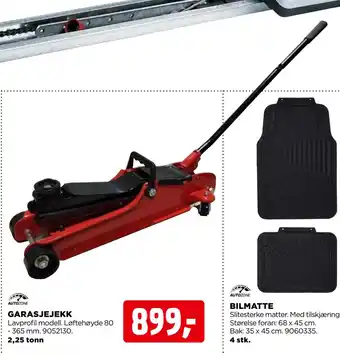 jem & fix GARASJEJEKK tilbud