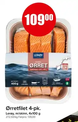 Spar Ørretfilet 4-pk. tilbud