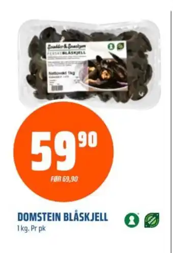 Coop Obs DOMSTEIN Blåskjell tilbud