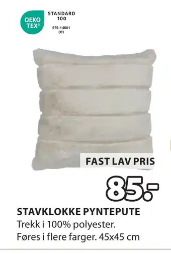 JYSK STAVKLOKKE PYNTEPUTE tilbud