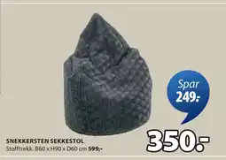 JYSK SNEKKERSTEN SEKKESTOL tilbud