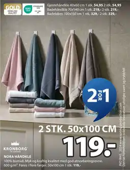 JYSK NORA HÅNDKLE tilbud