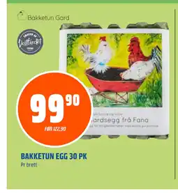 Coop Obs BAKKETUN EGG 30 PK tilbud