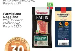Meny Parmigiano Reggiano tilbud