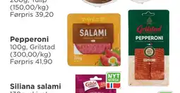 Meny Pepperoni tilbud