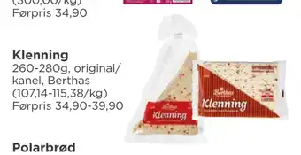 Meny Klenning tilbud