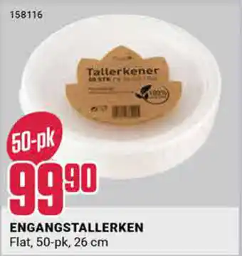 Europris Engangstallerken tilbud