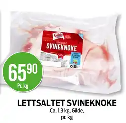 Kiwi LETTSALTET SVINEKNOKE tilbud