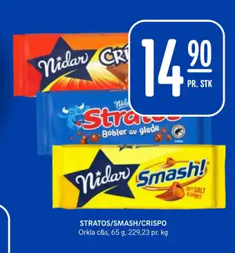 Rema 1000 STRATOS/SMASH/CRISPO tilbud