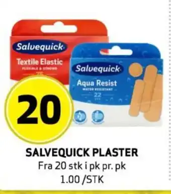 Bunnpris SALVEQUICK Plaster tilbud