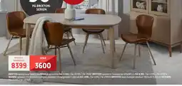 Bohus BRIXTON SPISEBORD tilbud