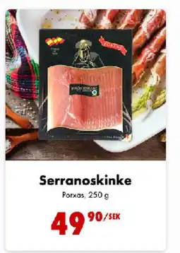 Nordby Supermarket Serranoskinke tilbud