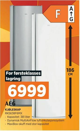 POWER Kjøleskap tilbud