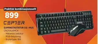 POWER Gamingtastatur og -mus tilbud