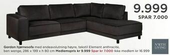 Møbelringen Gordon hjørnesofa tilbud