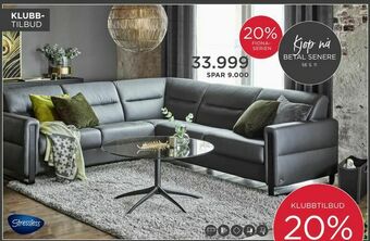 Møbelringen Stressless® Fiona Wood modulsofa tilbud