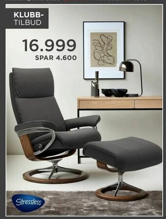 Møbelringen Stressless® Aura Signature hvilestol tilbud
