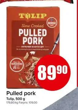 Spar TULIP Pulled Pork tilbud