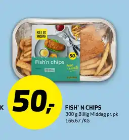 Bunnpris FISH' N CHIPS tilbud