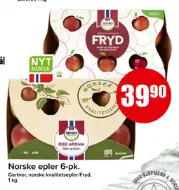 Spar Norske epler 6-pk tilbud