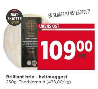 Meny Brilliant brie - hvitmuggost tilbud