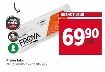 Meny Frøya laks tilbud