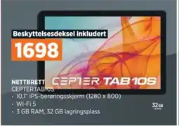 POWER Nettbrett CEPTERTABIOS tilbud