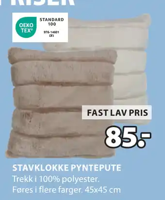 JYSK STAVKLOKKE PYNTEPUTE tilbud