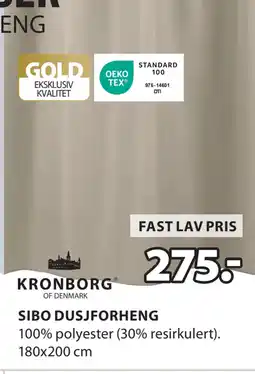 JYSK SIBO DUSJFORHENG tilbud